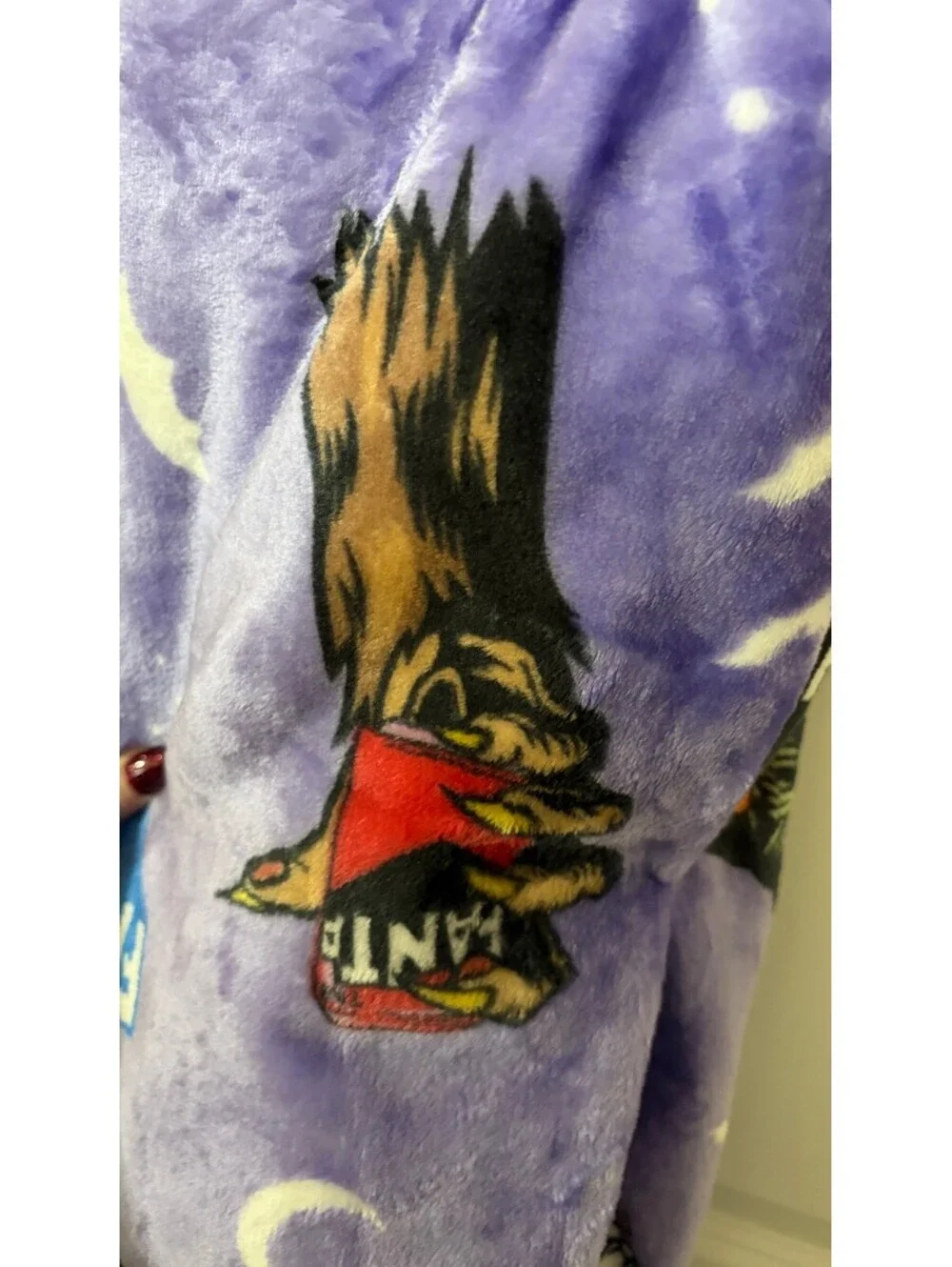 Fanta Halloween Soft Throw Blanket 60 x 70 in Purple